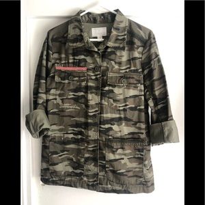 Caslon Camouflage Jacket - M Petite